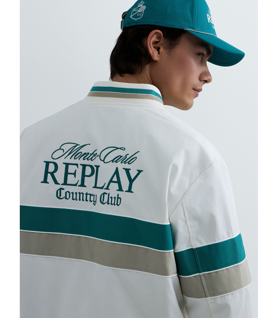 REPLAY &times; Monte Carlo Country Club ボンバージャケット 詳細画像 ホワイト 7